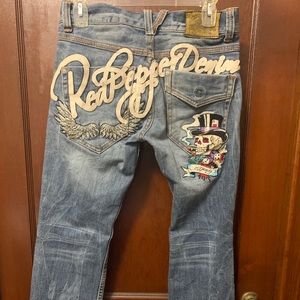 Vintage Ed hardy x Redpepper denim